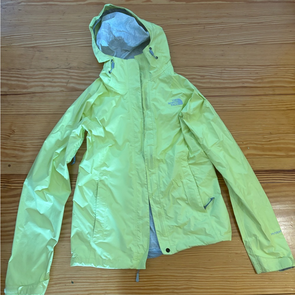 The North Face yellow Patterned Jacket